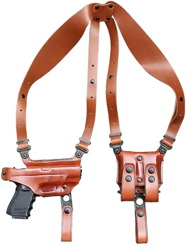 1791 Gunleather NSS2.4CBRHR Shoulder Holster Right Hand Brown