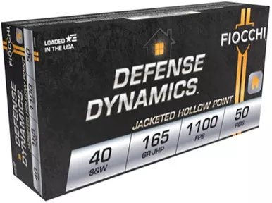 40 S&W 165gr JHP 50rd