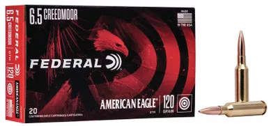 6.5 CREEDMOR 120GR OTM AMERICAN EGL 20RD