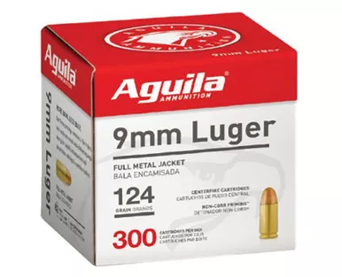 9MM 124 GR FMJ Bulk Pack 300bx