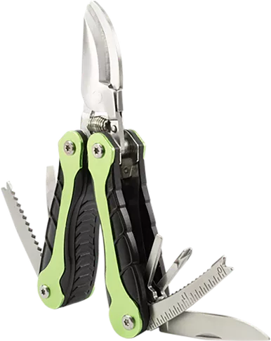 AccuSharp 084C Gardener'sBlack/Green Folding Plain Blade