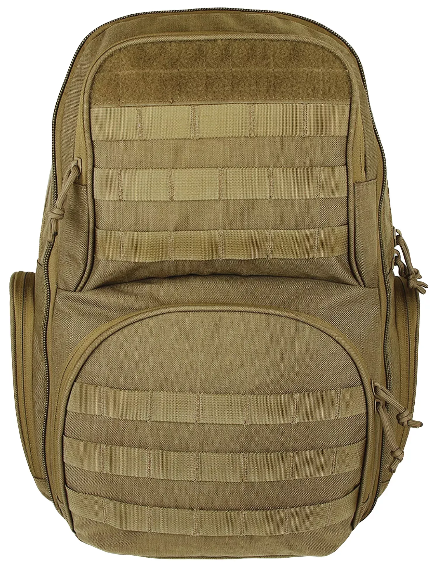 Advance Warrior Solutions Juggernaut 5 Day Pack Tan Polyester, MOLLE Front, Hydration System Compatible