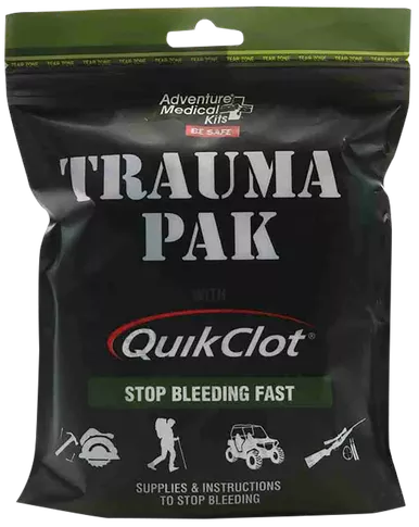 Adventure Ready Brands QuikClot Trauma Pak First Aid Kit