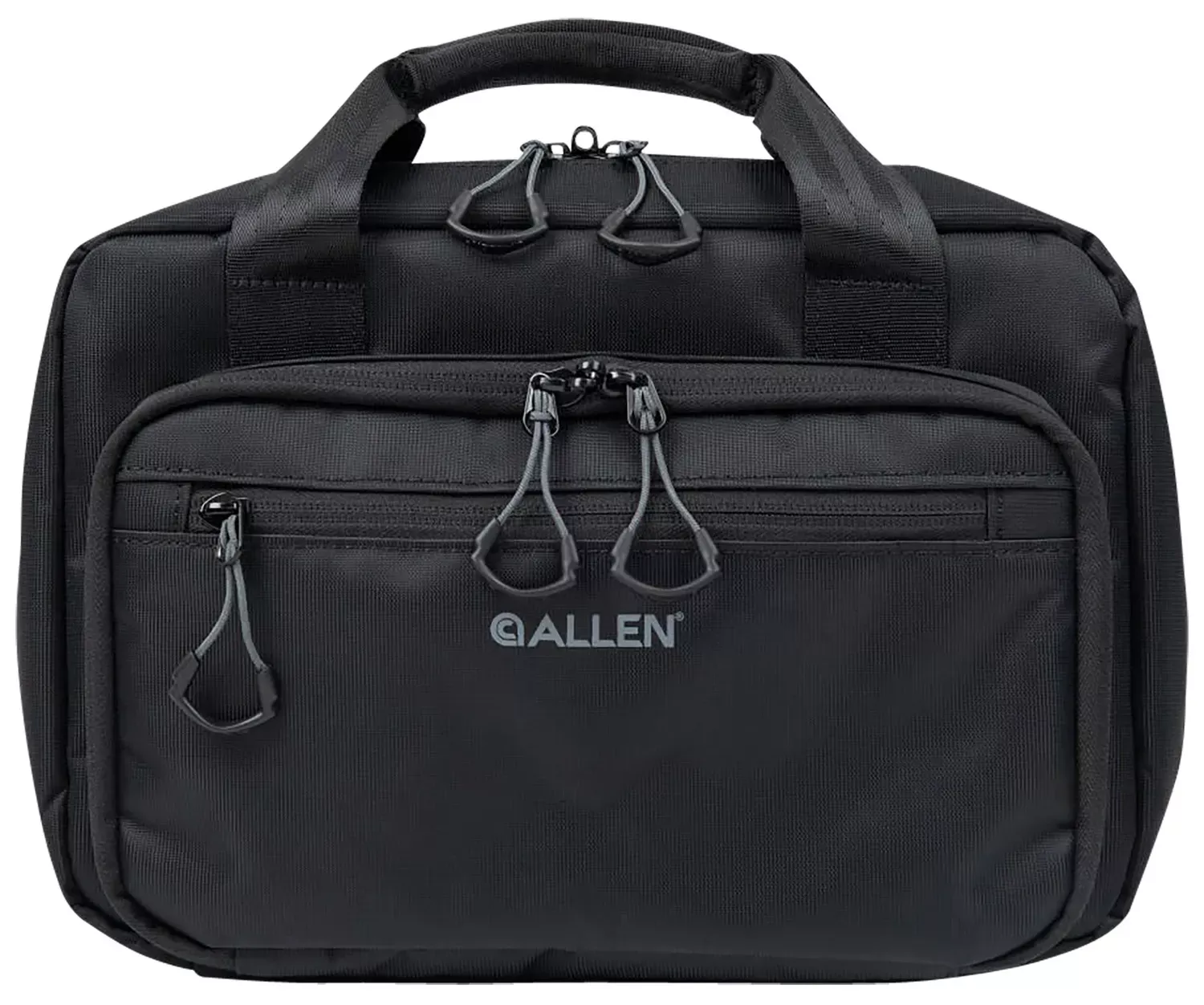 Allen Double Pistol Bag Black Nylon Holds 2 Handguns