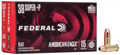 AmerEagle 38 Super 115gr JHP 50rd