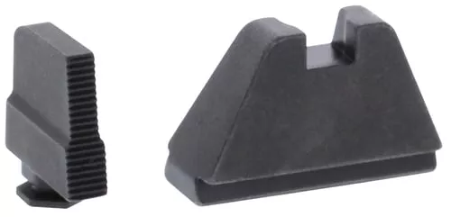 AmeriGlo GL507 Optic Compatible Sight Set for Glock5XL Tall Serrated Front Sight-Black Rear Sight