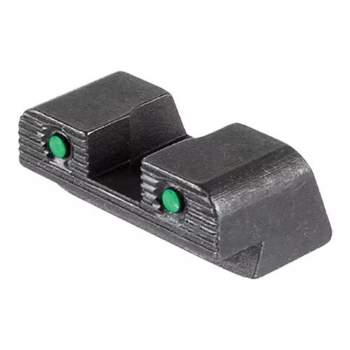 Ameriglo Tritium 2-Dot Handgun Night Sights .240 Square Notch with Serration Hellcat OSP Green with Black