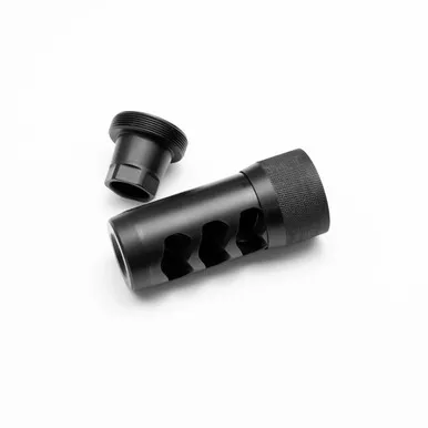 Area 419 Hellfire Self-Timing Muzzle Brake 6.5mm 5/8-24 Black Nitride