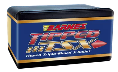 Barnes Bullets 30187 Tipped TSX22Cal 55gr Boat Tail 50/Box
