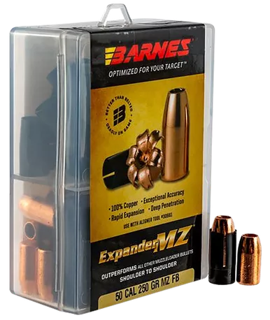 Barnes Bullets 30569 Expander MZ Muzzleloader 50 ExpanderMZ Hollow Point 300gr 15rd/Box