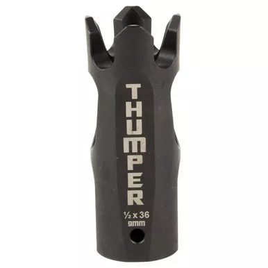 Battle Arms Development Thumper Muzzle Device 9mm 1/2x36 Thread Black