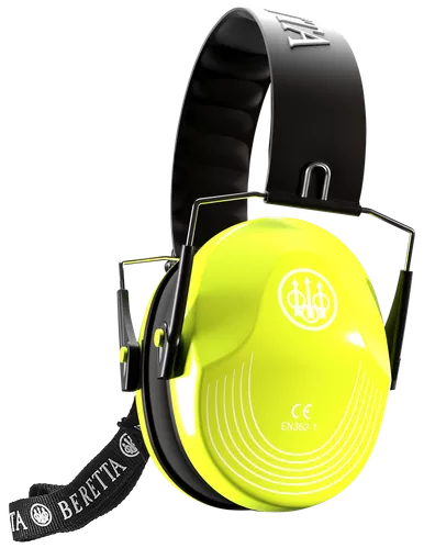 Beretta CF1000000202FF Safety Pro Earmuff 25 dB Fluorescent Yellow Black