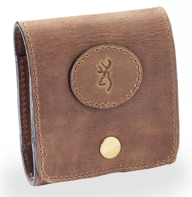 Browning 12199 Cartridge Case Brown Leather 10rd