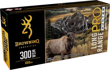 Browning Ammo B192530002 Long Range Pro300WSM 180gr 20 Per Box/10 Case