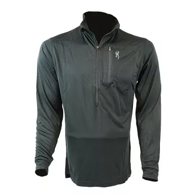 Browning Early Season 3/4 Zip Shirt Black S