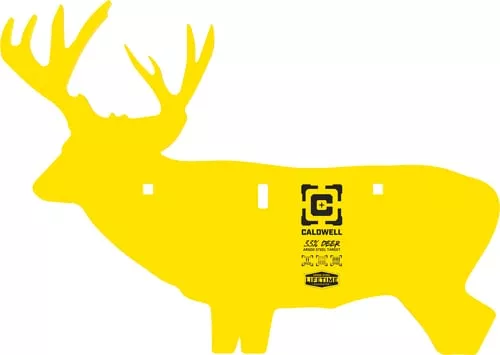 CaldwellAR500 33% Steel Deer Hanging Target Yellow