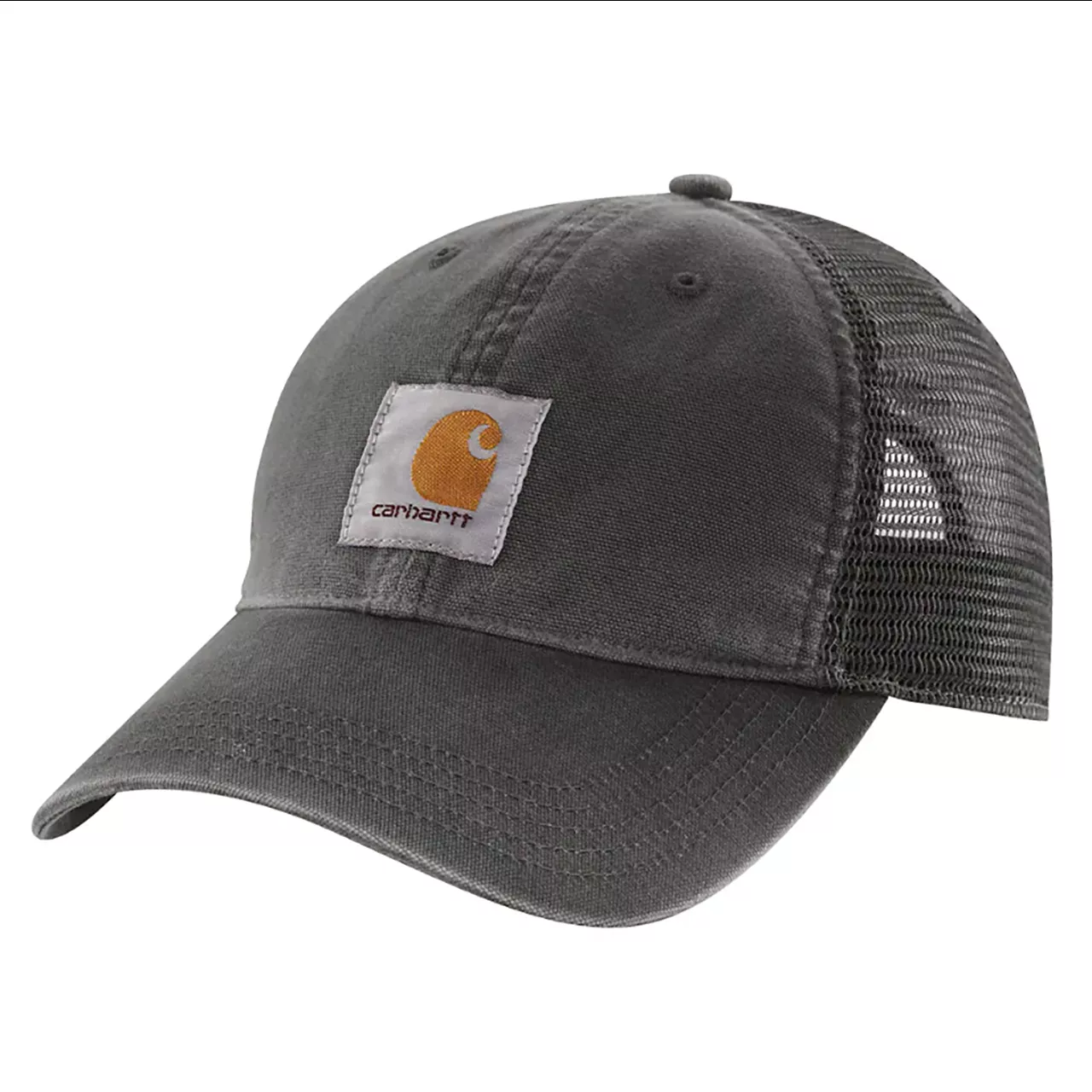 Carhartt Canvas Mesh-Back Adjustable Cap - Gravel
