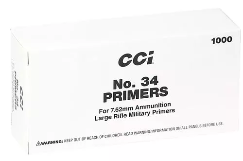 CCI 2 Mil-Spec No. 34 7.62mm Rifle 1000/Box