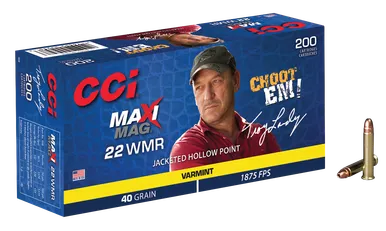 CCI Maxi-Mag 22 WMR Ammo 40 Grain JHP Box of 200