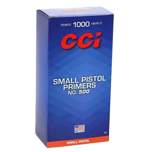 CCI Standard Primers #500 Small Pistol 1000/ct