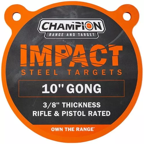 Champion Impact Steel Gong Target 10 Round