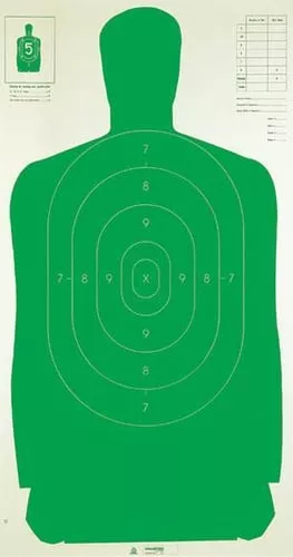 Champion LE Targets Paper Silhouette Target - 24 X 45 Green 100/Pack