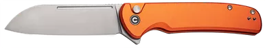 Civivi C20022B-2 Chevalier II Folding Knife, Orange, 3.47" Blade