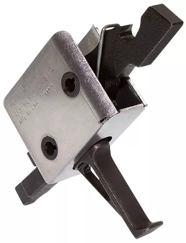 CMC Triggers 91507 Drop-InSingle-Stage Flat Trigger w/ 3.50 lbs Draw Weight & Black/Silver Finish