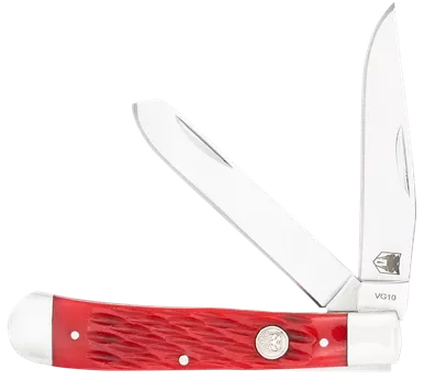 Cobratec Knives CTTDTRPREDBN Trapper Folding Knife