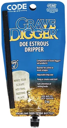 Code Blue OA1425 Grave Digger Doe Estrous Deer 2 oz Dripper