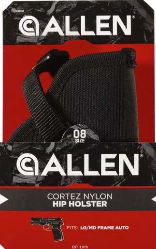 Cortez Pstl Holster RH Sz 8 Nylon Black