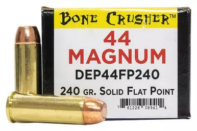 DE Ammunition 44 Mag,240gr,Bone FP 20/bx
