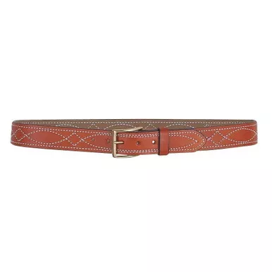 DeSantis Fancy Stitch Lined Belt 1.5" Tan 36"