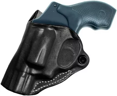 DeSantis Mini Scabbard OWB Holster Left Hand J-Frame 2-2.25" Leather Black