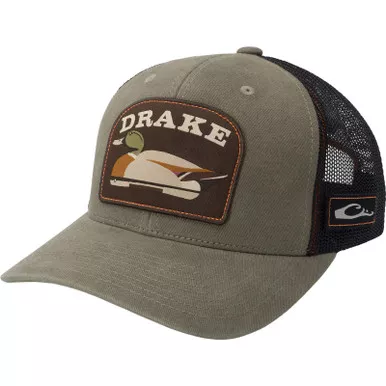 DRAKE Mallard Decoy Kalamata/Black Mesh Back Cap (DH4401-KOB)