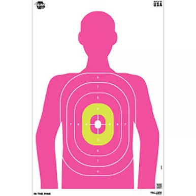 EZ AIM 12X18 PAPER TGT THE PINK SILHOUETTE