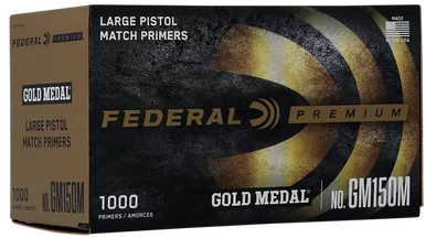 Federal GM150M Gold Medal Premium Multi Caliber Handgun 1000 Per Box/5 Case