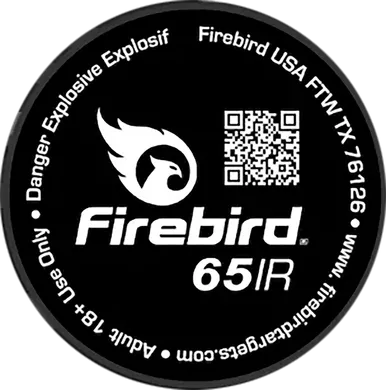 Firebird USA 65IR 65IRMoving Trajectory Static White Smoke Universal Firearm 65mm 10 Targets