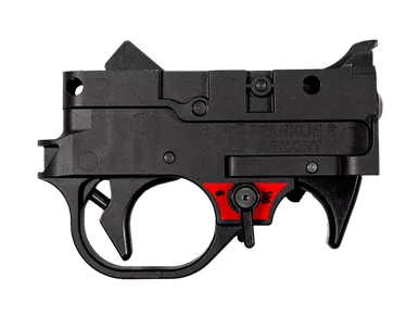 Franklin Armory 0250041BLK Black Curved Trigger Drop-In Fits Ruger 10/22