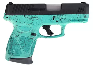 G3C 9mm 3.26" Cyan Splatter 3/12