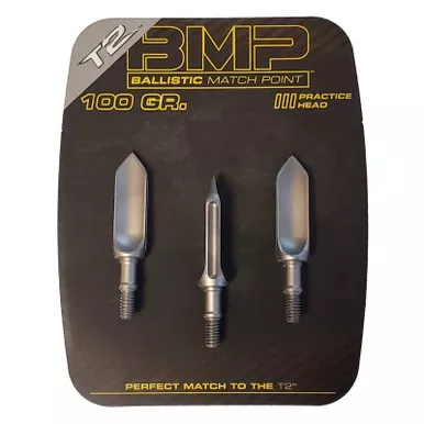 G5 OUTDOORS T2 BMP 100 Grain Practice Heads, 3-Pack (T2-743)