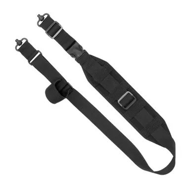 GROVTEC QS Heavy Gunner Black Sling w/ Push Button Swivels (GTSL133)