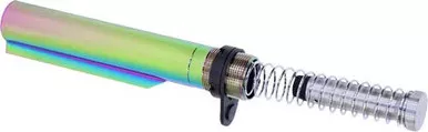 Guntec USA AR15 Mil-Spec Buffer Tube Set Rainbow PVD Coated