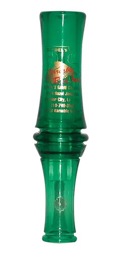 Haydel's Game Calls VR00 Redleg Mallard Variable Tone Duck Call
