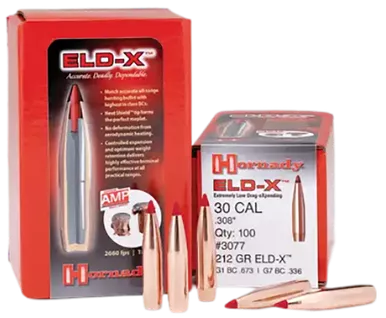 Hornady 2840 ELD-X7mm .284 162 gr Extremely Low Drag eXpanding 100 Per Box/ 15 Case