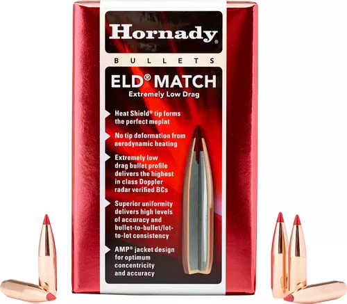 Hornady ELD Match Rifle Bullets SEQUENTIAL 6.5mm .264 140 gr 1-8 500/ct