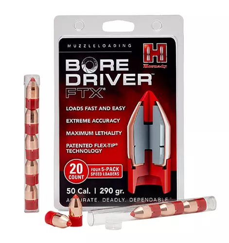 Hornady FTX Bore Driver Rifle Bullets .50 cal 290gr 20/ct