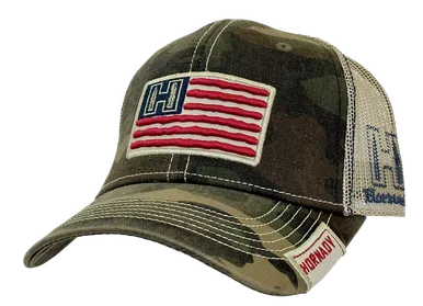 Hornady Men's H Flag Cap Camo