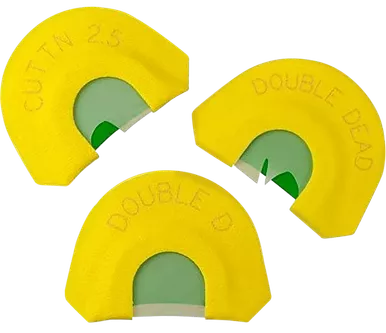 HS Strut 05933 Ultimate Starter PackDiaphragm Call Attracts Turkeys Yellow 3 Per Pkg