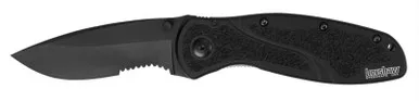 Kershaw Blur Serrated Knife Black/Black